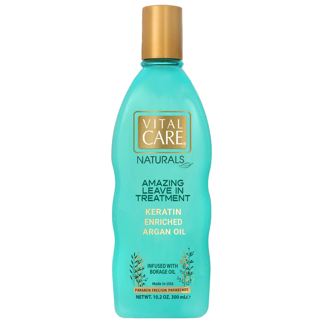 Vital Care Naturals Amazing Leave in Treatment Keratin Enriched Argan Oil - 10.2oz