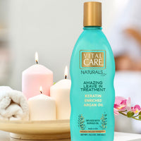 Vital Care Naturals Amazing Leave in Treatment Keratin Enriched Argan Oil - 10.2oz