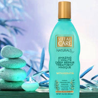 Vital Care Naturals Amazing 2 Minute Deep Repair Masque with Keratin - 10.2oz