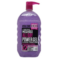 Vital Care Mega Hold All Day Power Gel Super Value with Pump - 40oz (Four Pack)