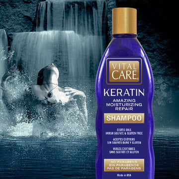 Vital Care Keratin Amazing Moisturizing Repair Shampoo - 10.2oz